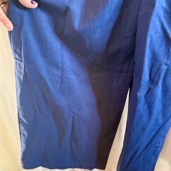 Monteau Elegant Blue Belted Jumpsuit - Picture 3 of 8